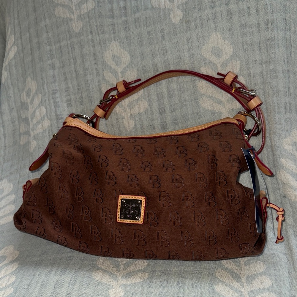 Dooney & Bourke Brown Monogram Shoulder Bag